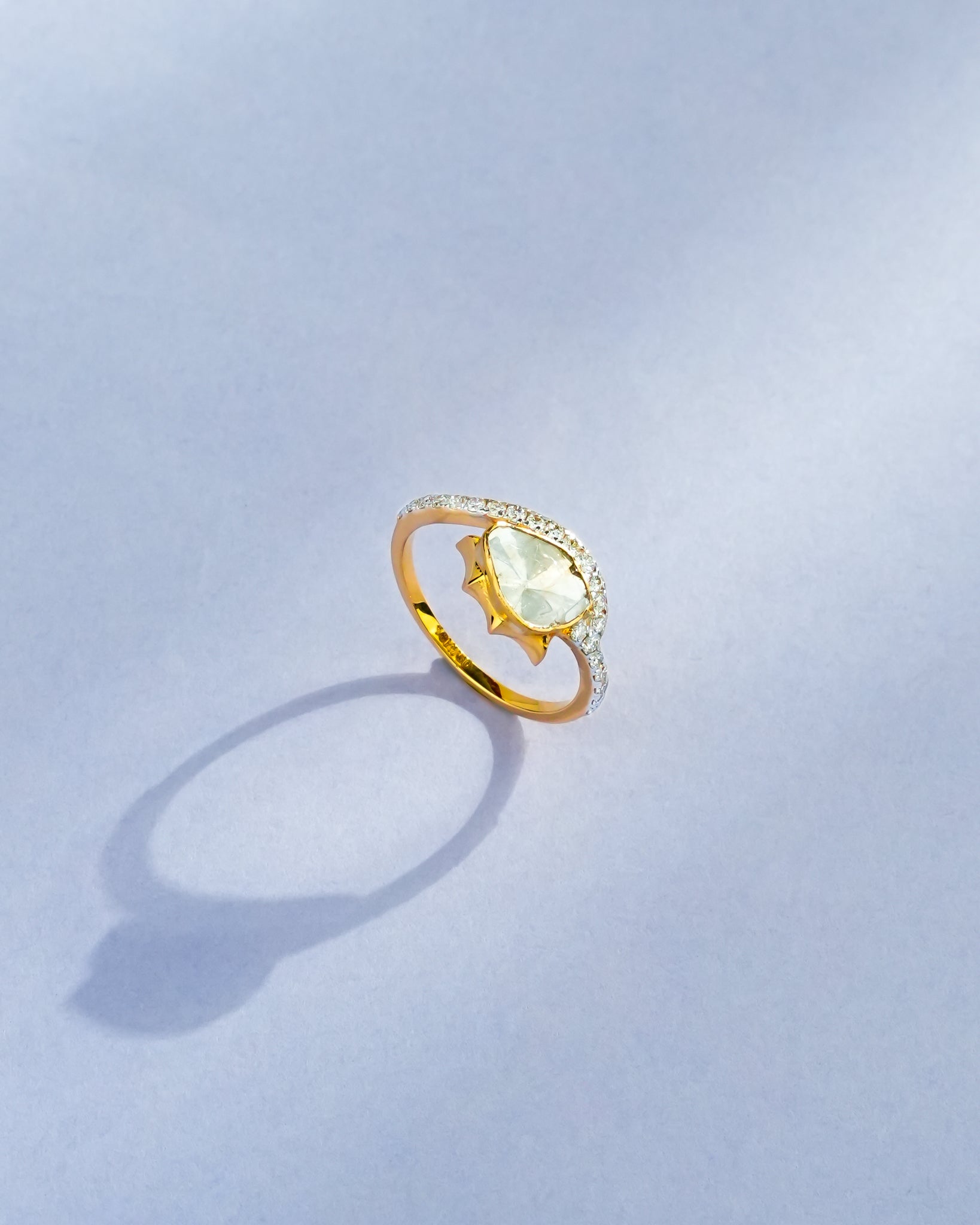 Alisha Polki And Diamond Ring