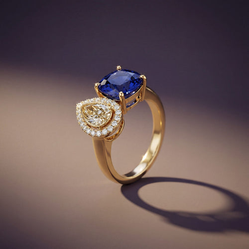 Shaila Polki And Diamond Ring