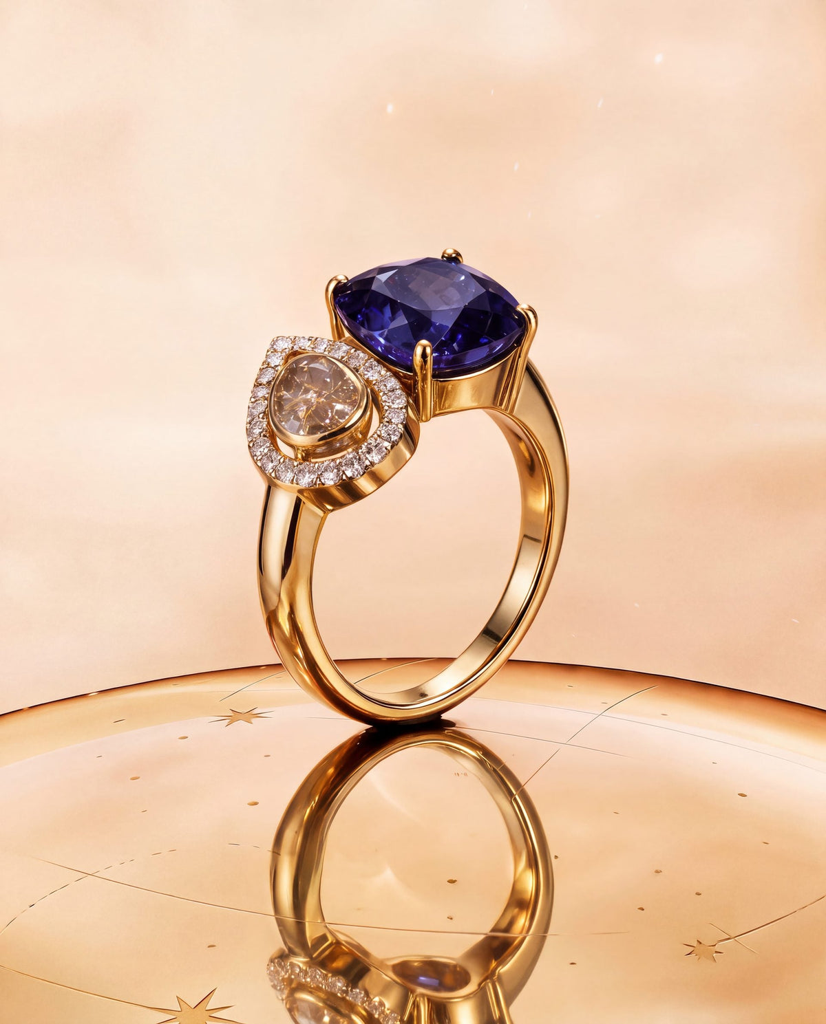 Eesha Polki And Diamond Ring