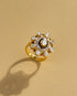 Deshna Polki And Diamond Ring