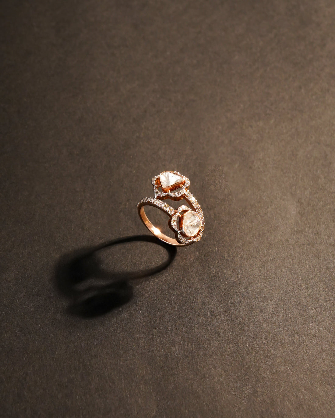 Delisha Polki And Diamond Ring