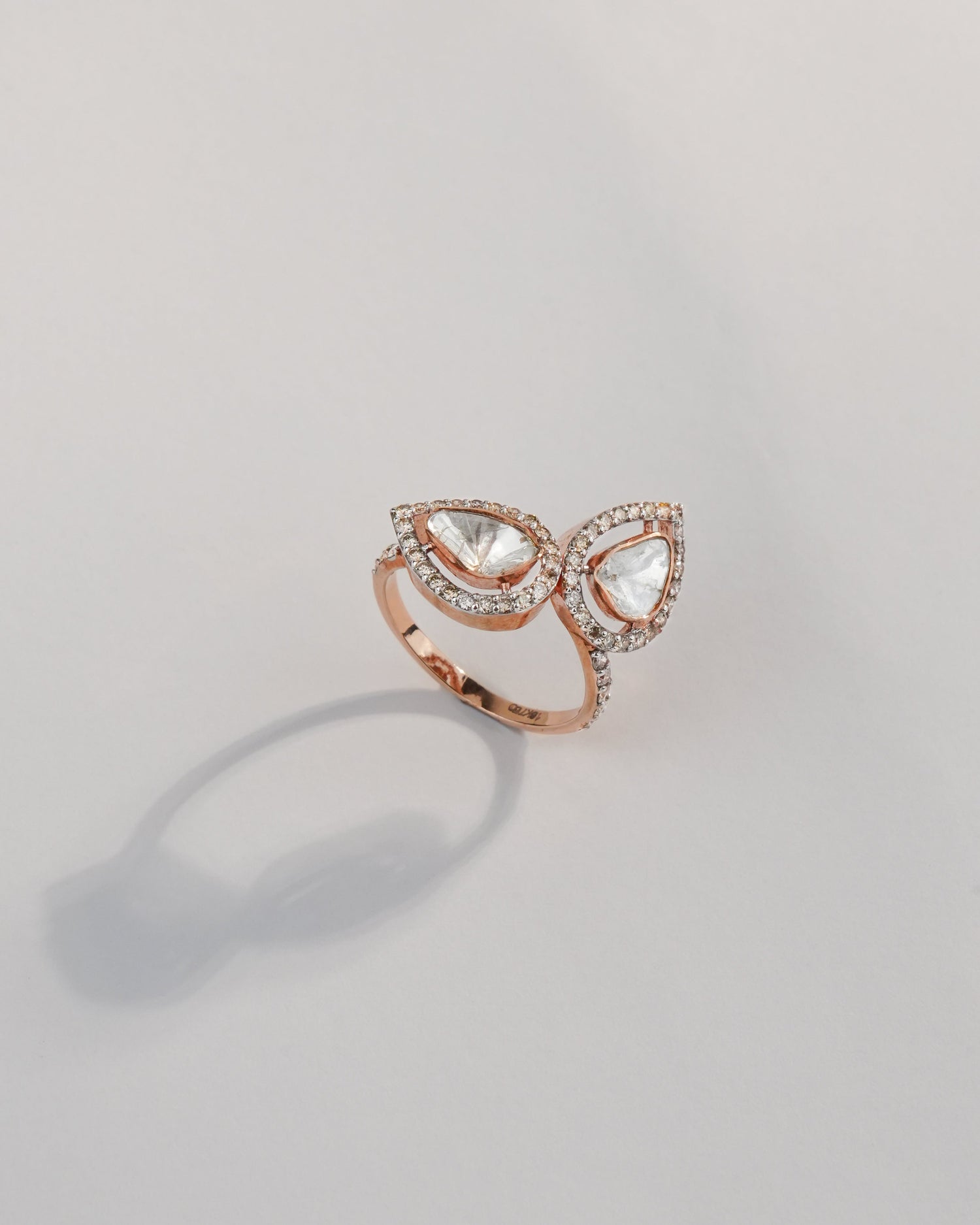 Melina Polki And Diamond Ring