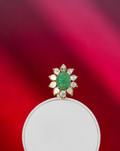 Valerie Polki And Diamond Ring