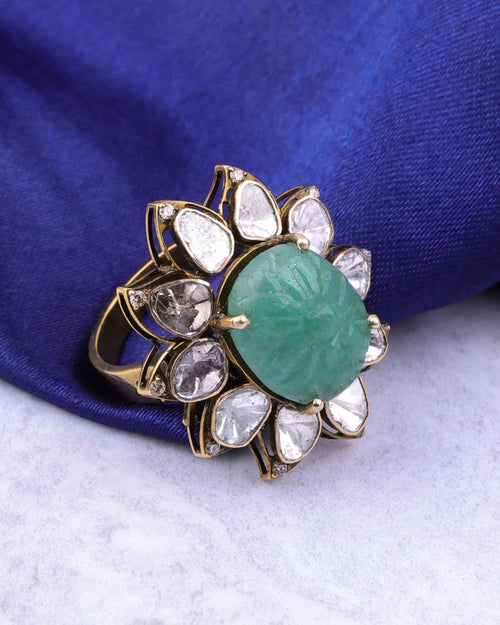 Valerie Polki And Diamond Ring