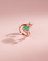 Avika Polki And Diamond Ring