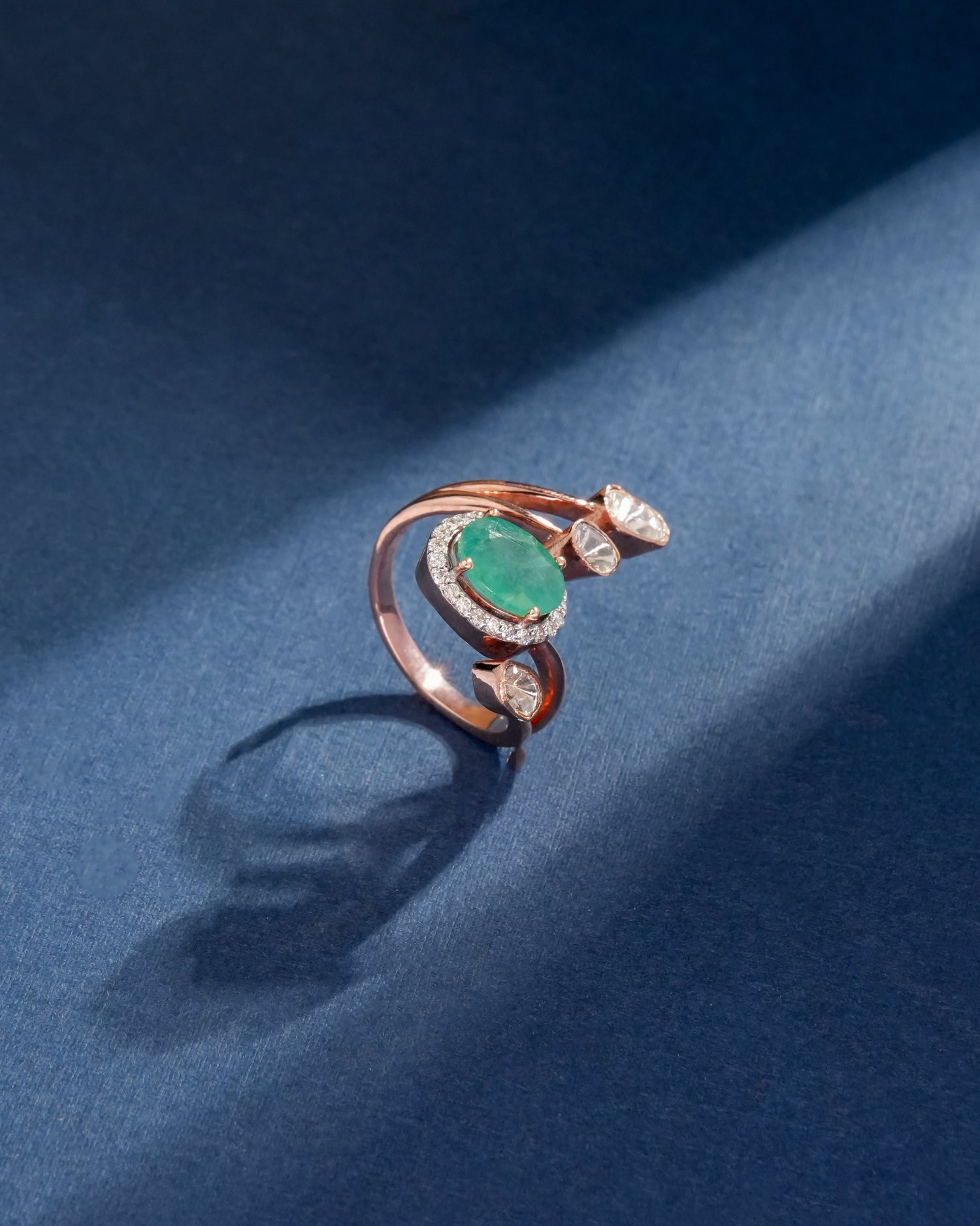 Bhavika Polki And Diamond Ring