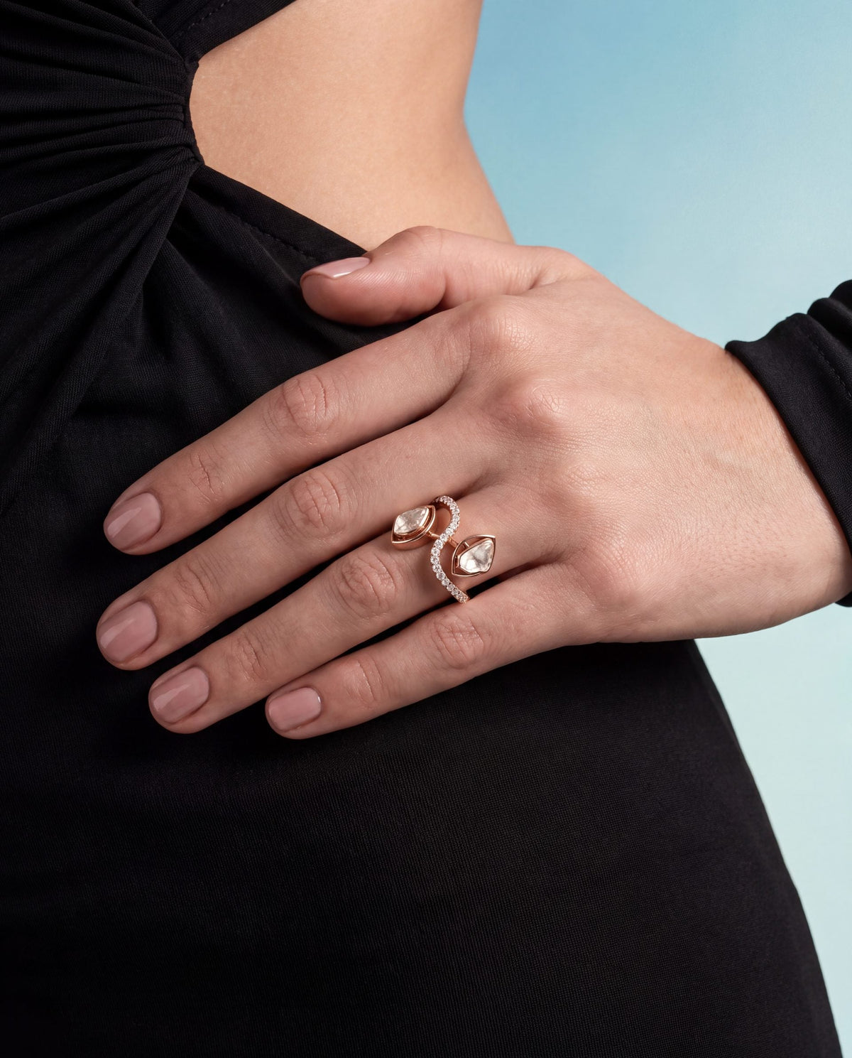 Anika Polki And Diamond Ring