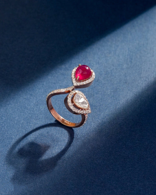 Camira Polki And Diamond Ring