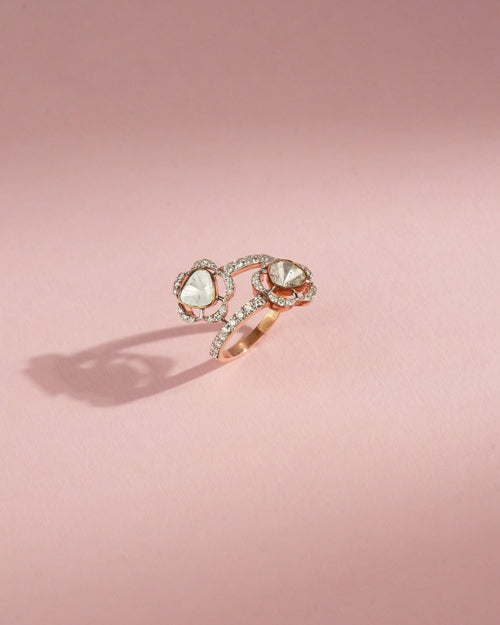 Bipra Polki And Diamond Ring