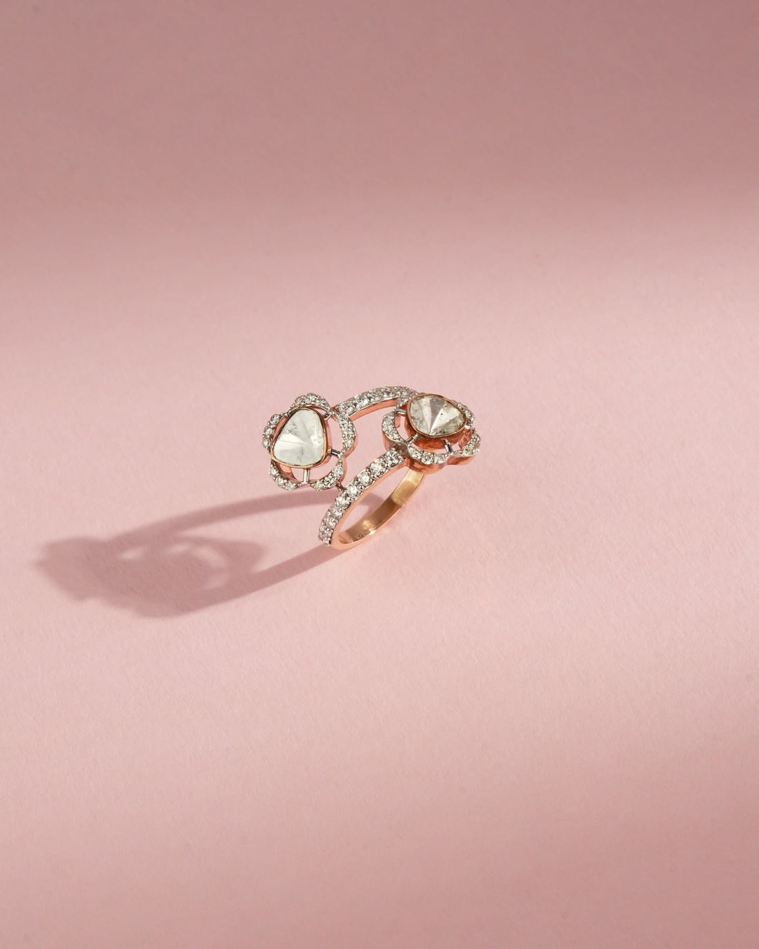 Bipra Polki And Diamond Ring