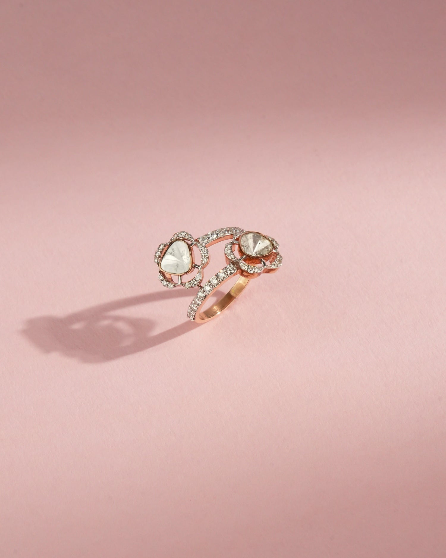 Bipra Polki And Diamond Ring