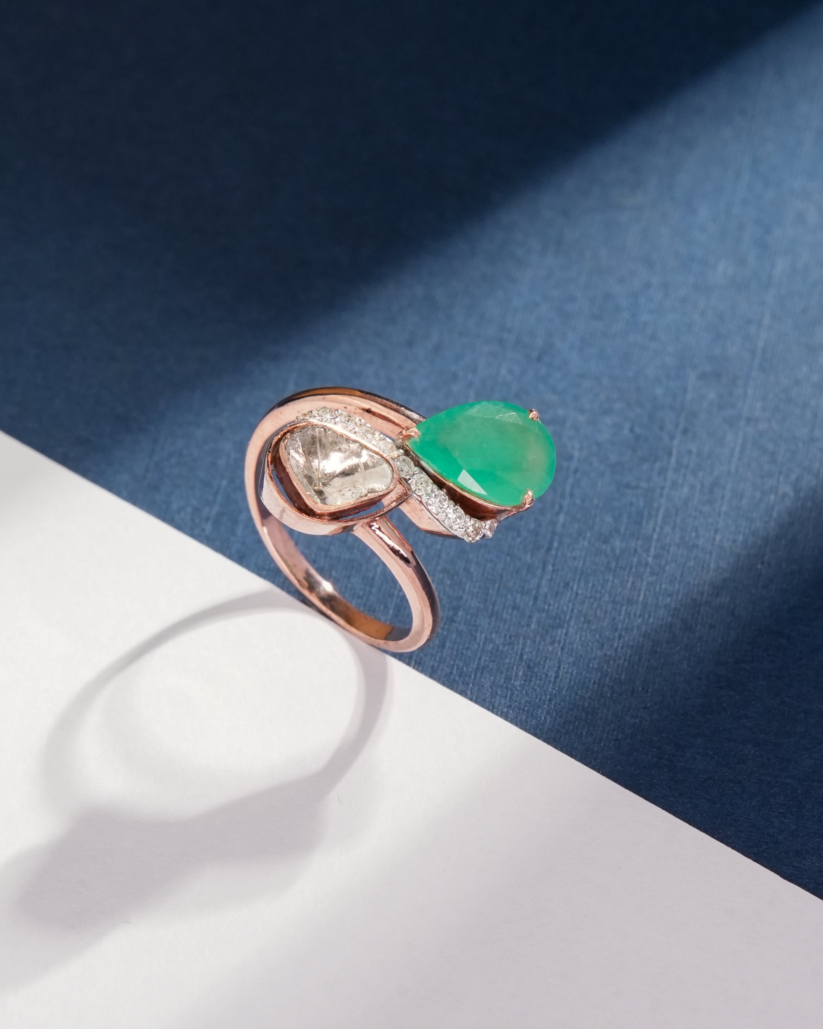 Kayla Polki And Diamond Ring