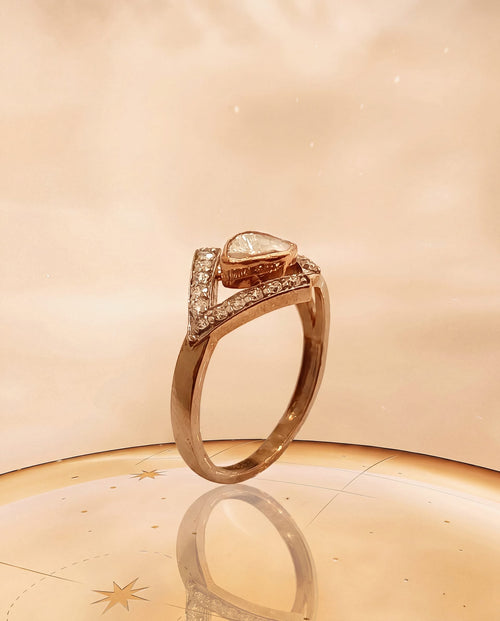 Kalini Polki And Diamond Ring