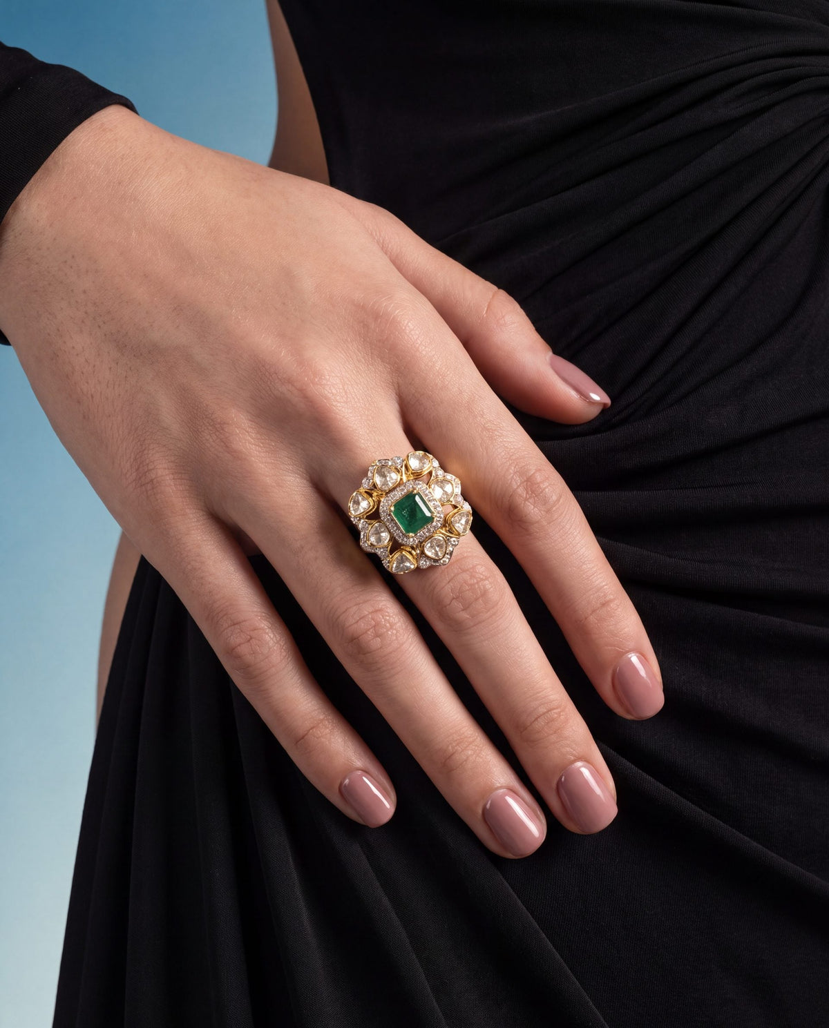 Saumya Polki And Diamond Ring