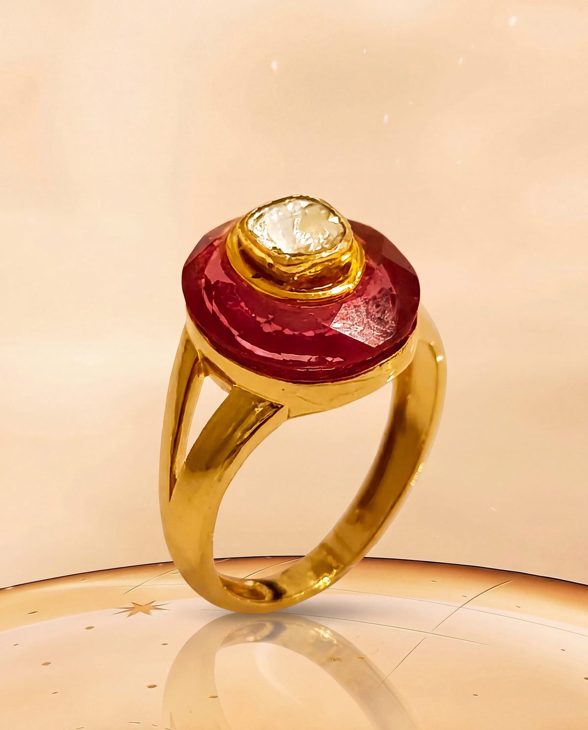 Siddhi Polki Ring