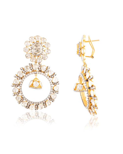 Kashika Polki And Diamond Chandbalis