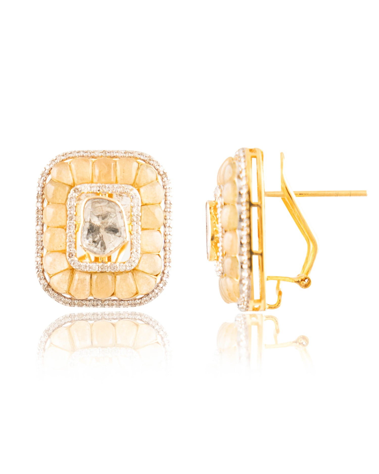 Archana Polki And Diamond Tops