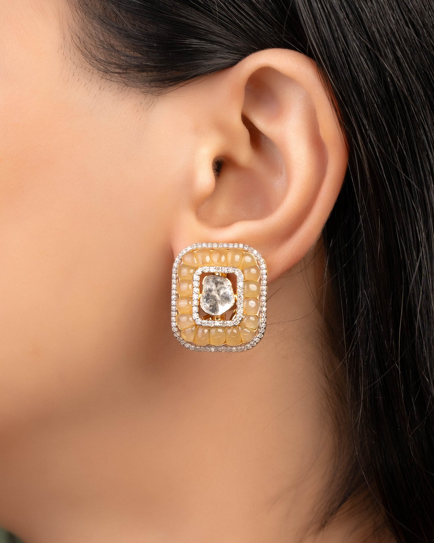 Archana Polki And Diamond Tops