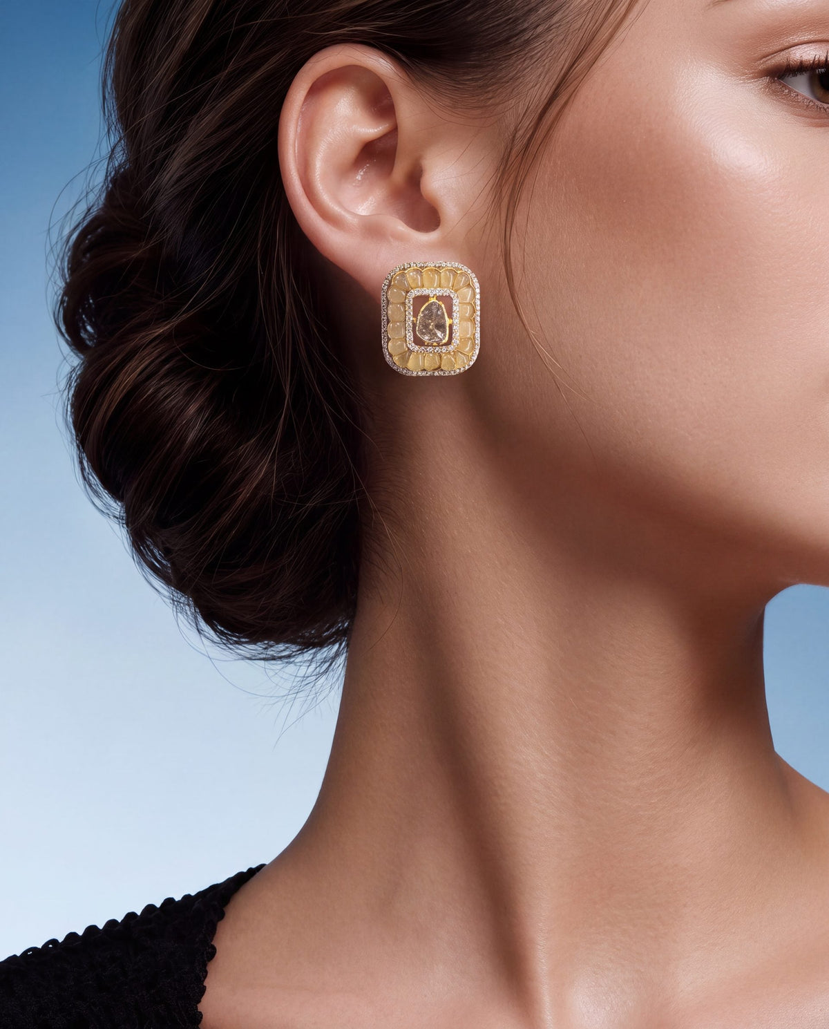 Archana Polki And Diamond Tops