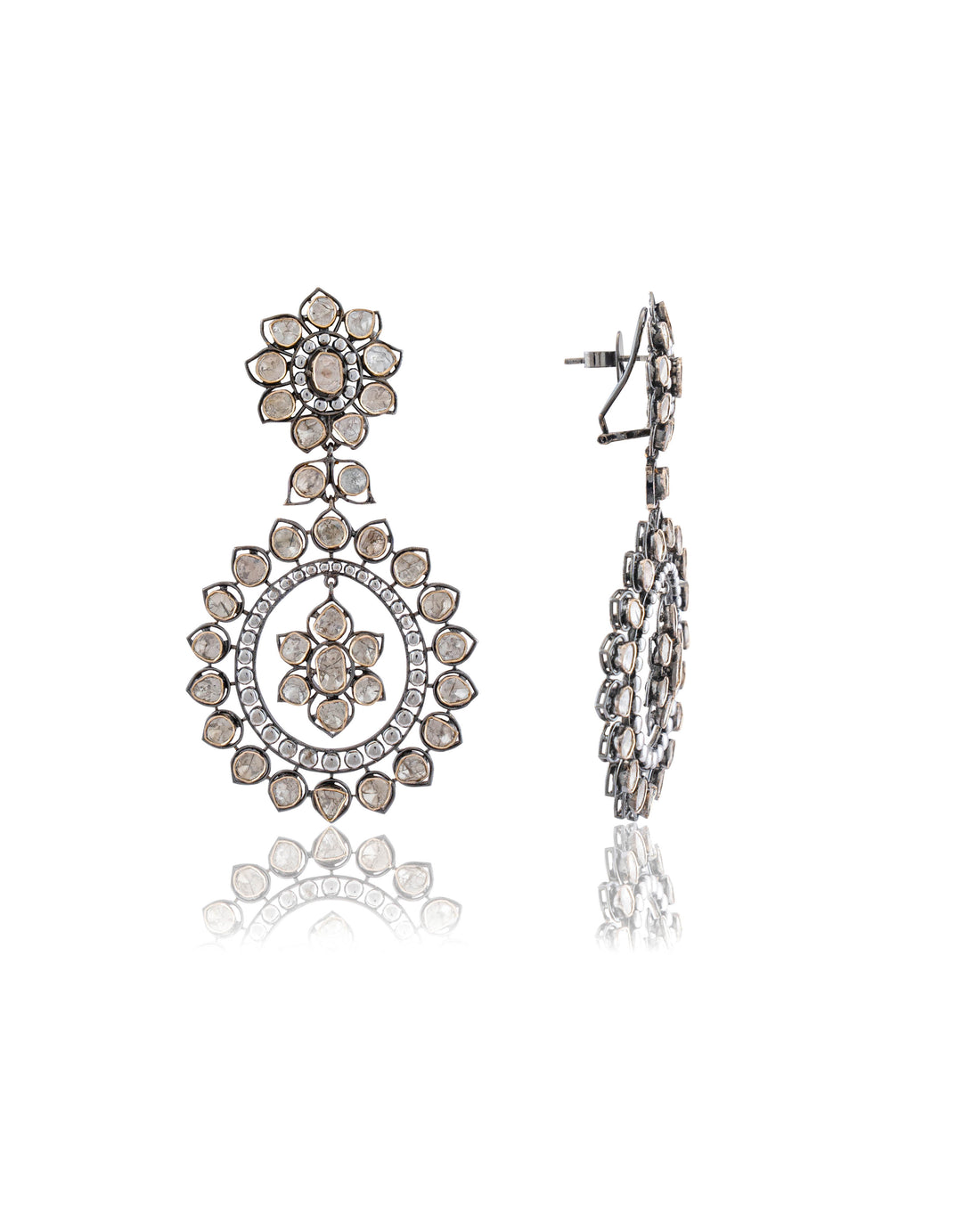Rashmi Polki Long Earrings