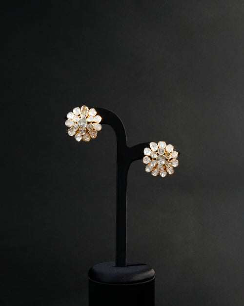 Polvina Polki Long Earrings