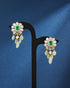 Myra Polki And Diamond Long Earrings
