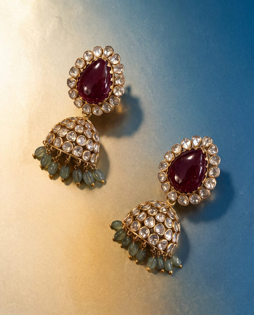 Nisha Polki Jhumkas