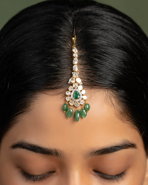 Zurekha Polki And Diamond Maangtika