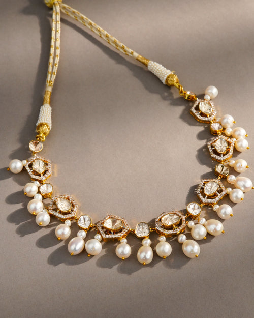 Diana Polki And Diamond Choker