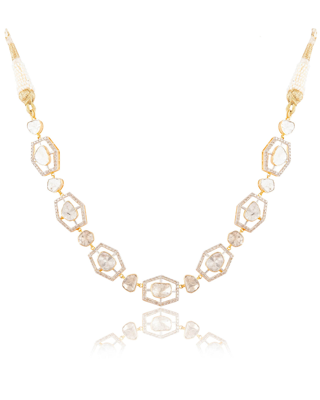 Kashish Polki And Diamond Choker