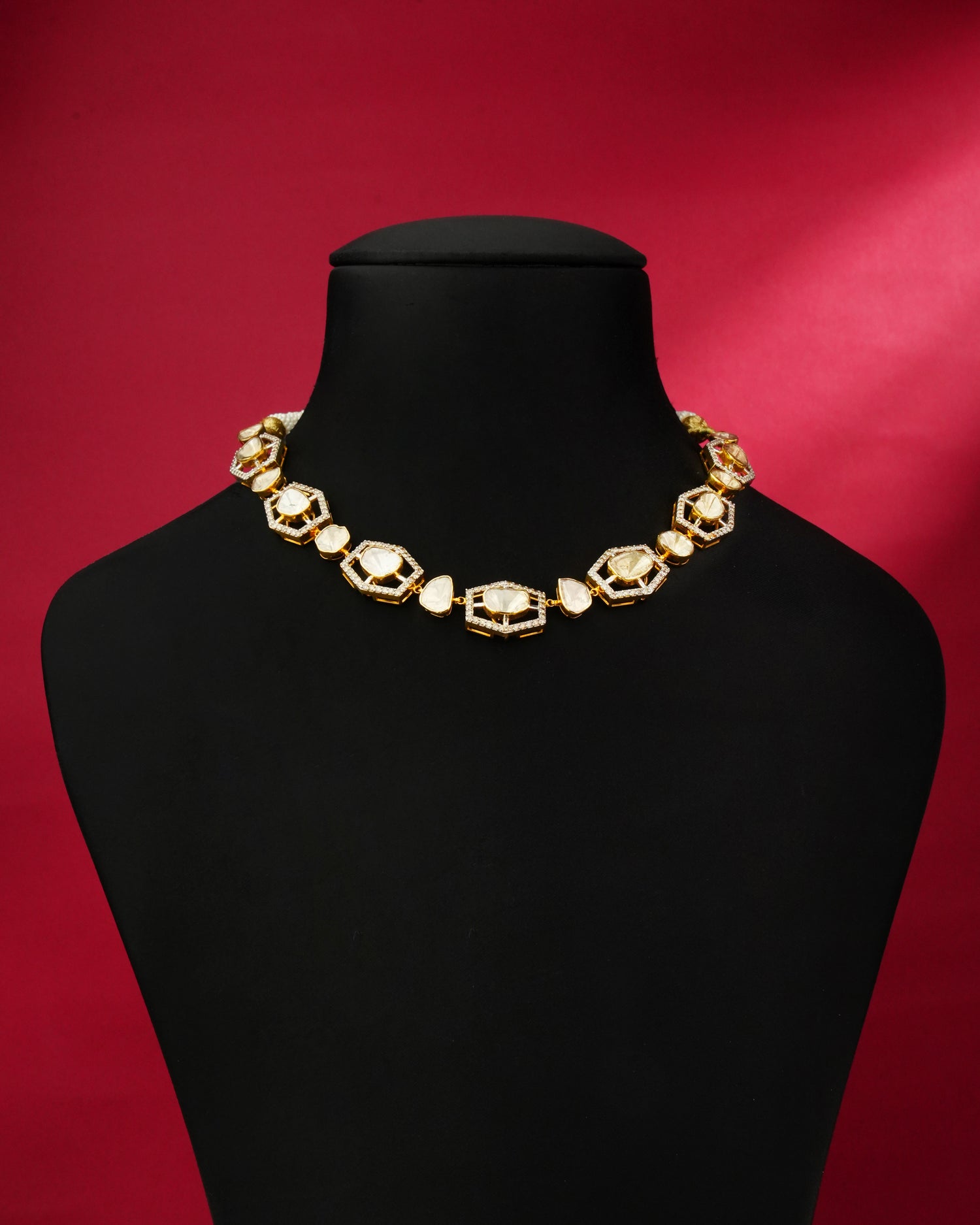 Kashish Polki And Diamond Choker