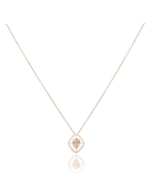 Veena Pendant And Akansha Tops Polki And Diamond Set