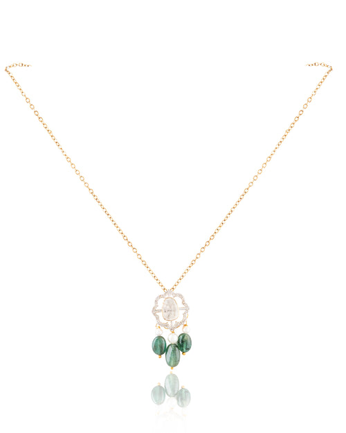 Sancheti Pendant And Anahita Tops Polki And Diamond Set