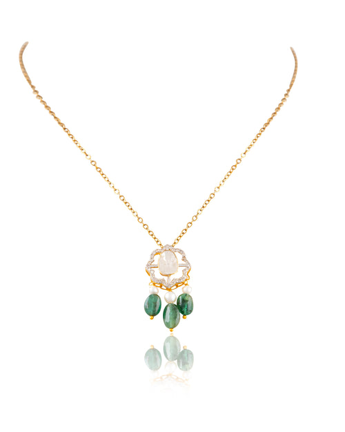 Sancheti Pendant And Anahita Tops Polki And Diamond Set