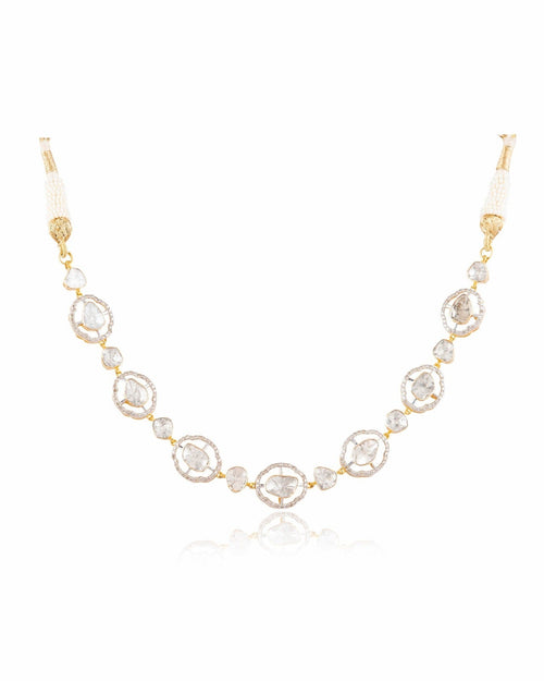 Swati Polki And Diamond Choker