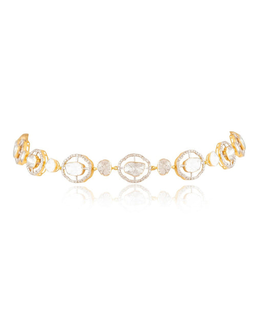 Swati Polki And Diamond Choker