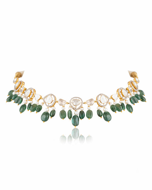 Rashi Polki And Diamond Choker