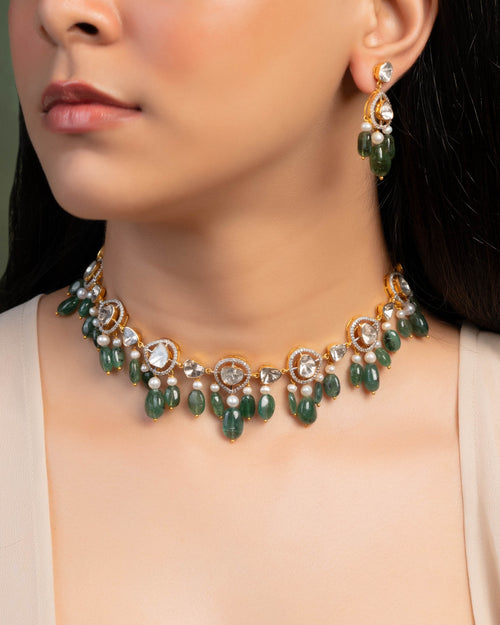 Rashi Polki And Diamond Choker