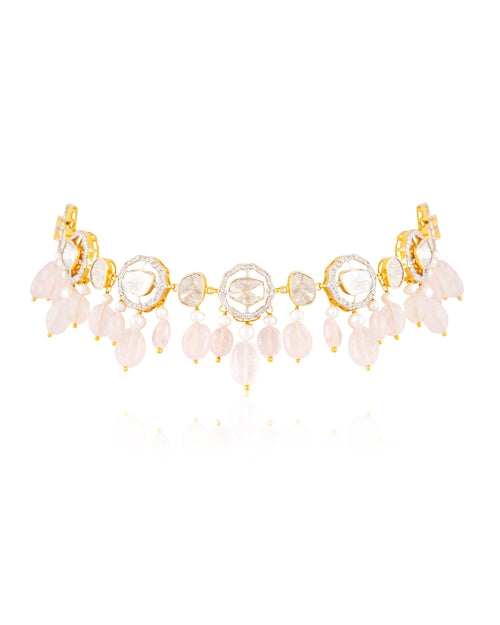 Tina Polki And Diamond Choker