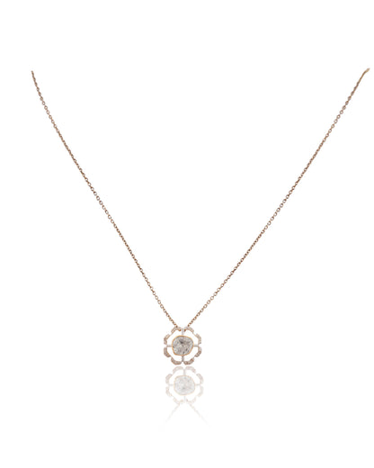 Maitri Polki And Diamond Pendant