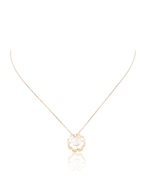 Maitri Pendant And Karina Tops Polki And Diamond Set