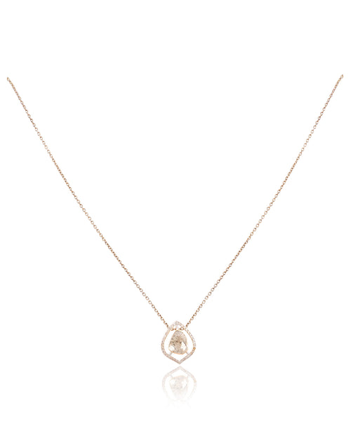 Jessica Polki And Diamond Pendant