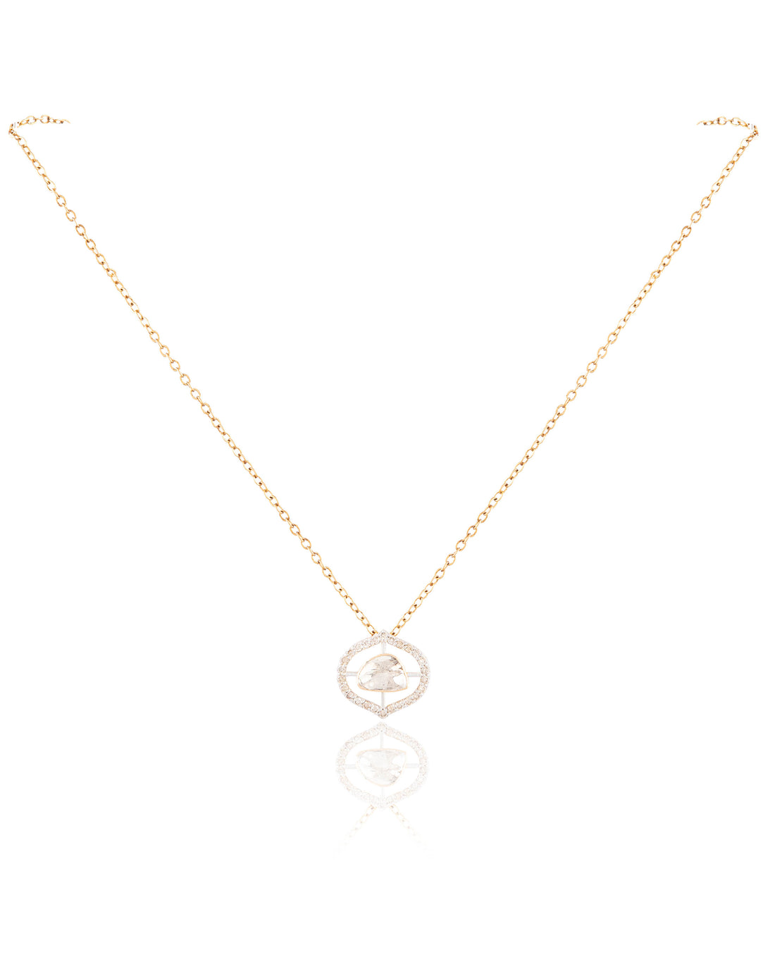 Tanushree Polki And Diamond Pendant