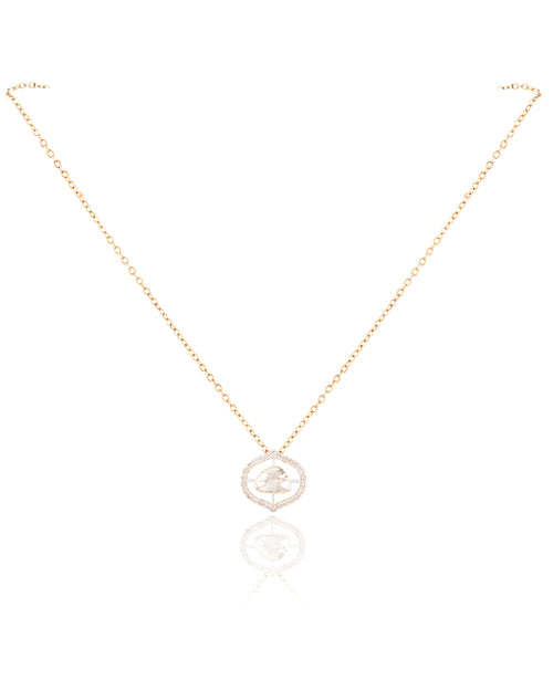 Tanushree Pendant And Bhagyashri Tops Polki And Diamond Set