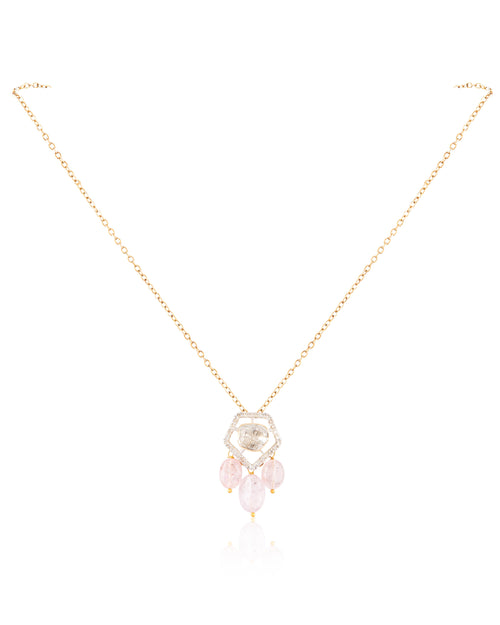 Valeria Pendant And Falguni Tops Polki And Diamond Set