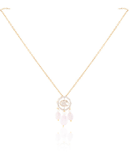 Asmita Polki And Diamond Pendant