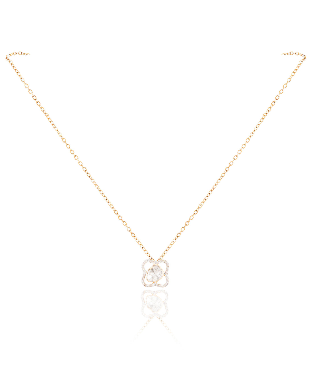 Mrunmayee Pendant And Drishtha Tops Polki And Diamond Set