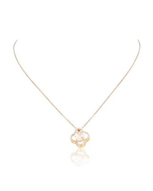 Aribha Polki And Diamond Pendant