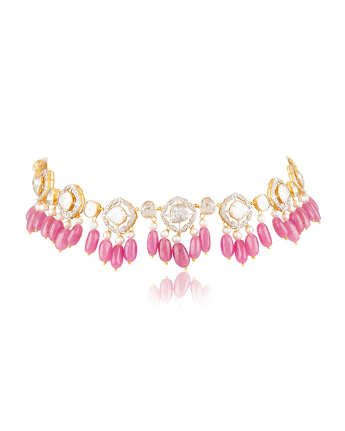Latika Polki And Diamond Choker