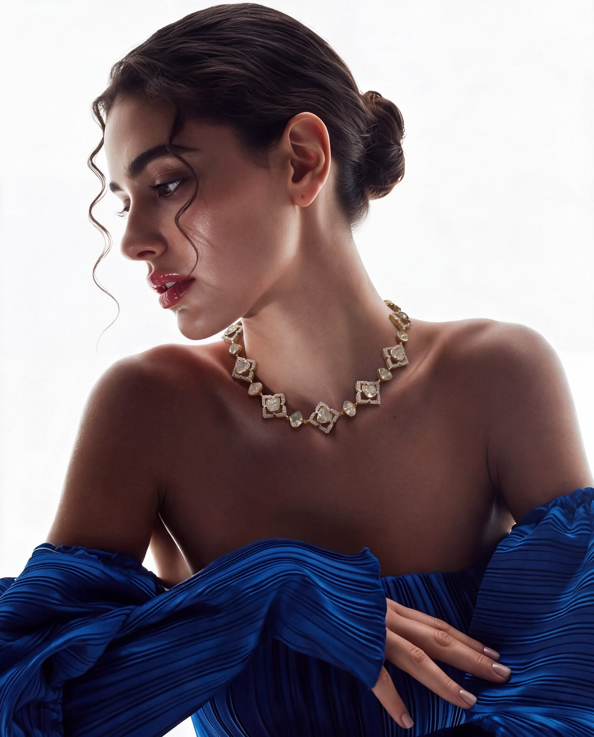Sheila Polki And Diamond Choker